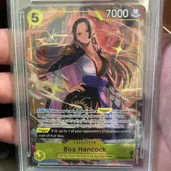 2025 ONE PIECE PRB02 #017 PREMIUM BOOSTER VOL 2 BOA HANCOCK ALT ART PSA 10 - Image 5