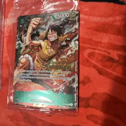 Monkey.D.Luffy P-135 Winner Stamp OP16 Pre-Release Event Promo Card Sealed - Image 5