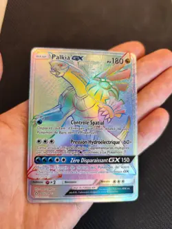 Palkia GX 165/156 Pokemon Ultra Prism Sun & Moon Secret Rare Card NM french 151 - Image 3