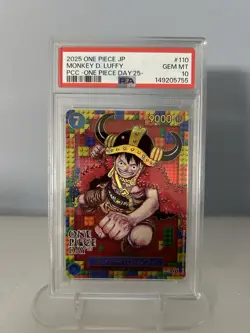 One Piece - Premium Card Collection Set “One Piece Day 25” P-110 PSA Gem Mint 10 - Image 1