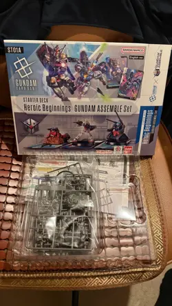 Gundam Card Game Heroic Beginnings Gundam Assemble Set (ST01A) - Models Only - Image 1