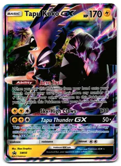 Tapu Koko GX SM50 - SM Black Star Promos Promo Pokemon TCG - LP Card - Image 1