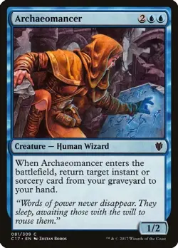 Archaeomancer Commander 2017 Light Play MTG Magic DNA GAMES - Image 1