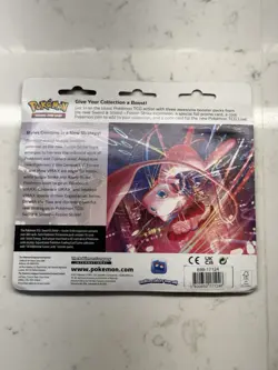 Pokemon TCG SWSH Fusion Strike 3-Pack Blister Sealed with Eevee Promo - Image 3