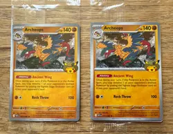 Pokemon TCG Archeops 051/086 - Field Museum Chicago Promo Card - Lot of 2 - Image 1