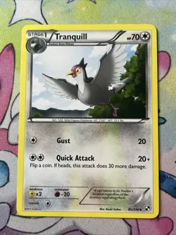 Tranquill 85/114 Uncommon | Black & White | Pokemon Card LP - Image 1