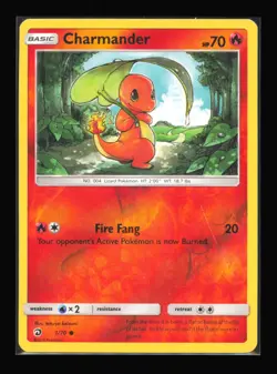 Charmander 1/70 Dragon Majesty Common,Reverse Holo Pokemon TCG LP - Image 1