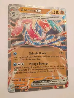 Pokemon Twilight Masquerade - Greninja ex - Ultra Rare NM+/MT - 106/167 - Image 1