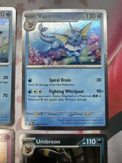Pokemon - Prismatic Evolution Eeveelution Cosmos Holo Costco Promo Full Set - Image 5