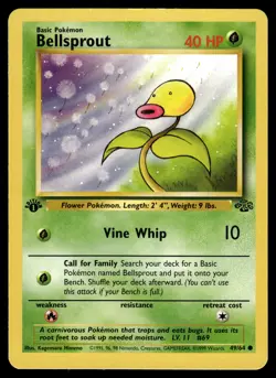 Bellsprout 49/64 1st Edition Jungle Pokemon - Image 1