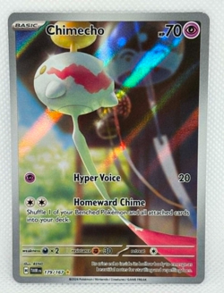 Pokemon Twilight Masquerade - Chimecho 179/167 - Illustration Rare - NM/M - Image 1