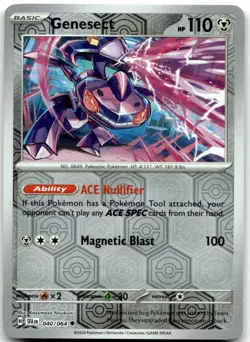 Pokemon Genesect Shrouded Fable SFA #040/064 Uncommon Reverse Holo NM HOT SALE* - Image 1