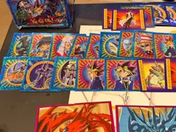 Yugioh Merlin 2005 Purple Back Stickers 170+ Plus Original Box Bundle - Image 2