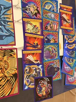 Yugioh Merlin 2005 Purple Back Stickers 170+ Plus Original Box Bundle - Image 3