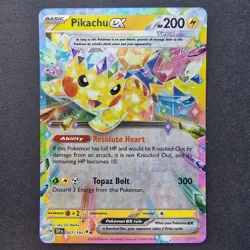 Pikachu ex 057/191 - S&V Surging Sparks - Double Rare - Pokemon TCG Card English - Image 1