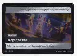 Riftbound League Of Legends Origins Foil Card OGN 289 Targons Peak - Image 1