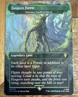 MTG Fangorn Forest - Yavimaya, Cradle of Growth (FOIL) 0377 Lord of the Rings - Image 1