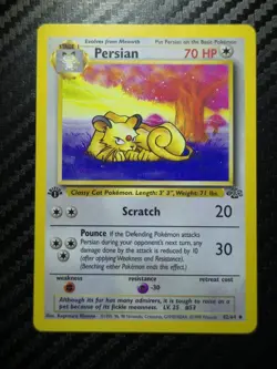 Pokemon Card - Persian Jungle 42/64 Uncommon 1st Edition - Image 1
