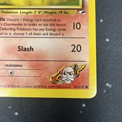 Pokemon Card - Blaine's Charmander Gym Heroes 61/132 Common 1st Edition NM 4 - Image 4