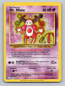 Trading Card Game Classic #013/034 Mr. Mime - Image 1