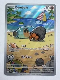 Pokemon TCG Dwebbble Illustration Rare Card 129/086 Black Bolt - Image 1