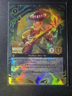 Lorcana Wilds Unknown Set Championship Top 8 Woody Promo Foil Card (TCG) - Image 1