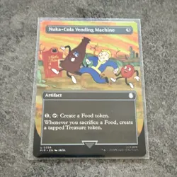 MTG Fallout Nuka-Cola Vending Machine 0358 Foil Borderless Artifact EN Unc - Image 1