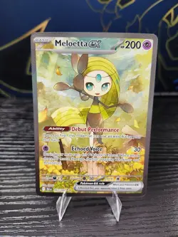 Pokemon TCG Meloetta ex 167/086 Black Bolt Special Illustration Rare NM - Image 1