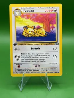 Pokemon Persian 42/64 1st Edition Jungle Uncommon WOTC Vintage - Image 1
