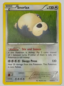 Snorlax 58/83 NM/M R Generations Pokemon NON-HOLO - Image 1