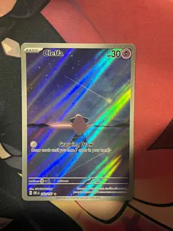Cleffa 202/197 Illustration Rare Obsidian Flames Pokemon NM Card - Image 1