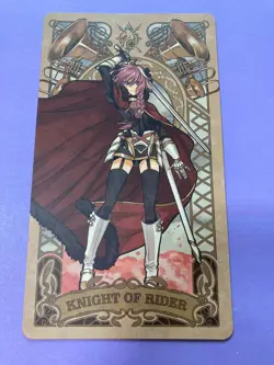 Fate Grand Order FGO 2021 Anime Knight of Rider Astolfo Tarot Card Japanese F/S - Image 1