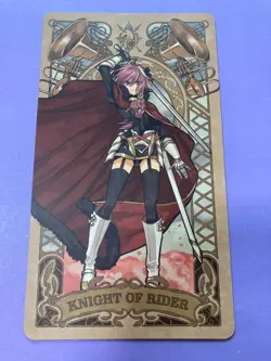 Fate Grand Order FGO 2021 Anime Knight of Rider Astolfo Tarot Card Japanese F/S - Image 3