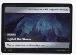 Riftbound League Of Legends Origins Foil Card OGN 287 Sigil Of The Storm - Image 1
