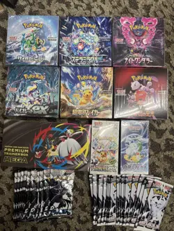 Pokemon Trading Card Game Booster Box Sealed Unopened Pack Box Collection Rare - Image 1