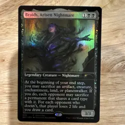 Wizards of the Coast MTG Braids, Arisen Nightmare Foil Promo #8 English - Image 1