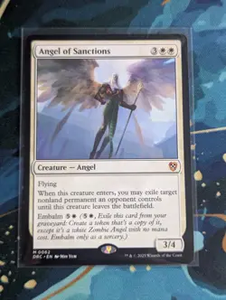 MTG Angel of Sanctions - NM - Commander: Aetherdrift - Image 1