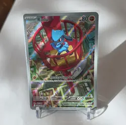 Pokemon TCG Riolu 010 Me Mega Evolution Promo Full Art Holo EN 2025 80HP - Image 1