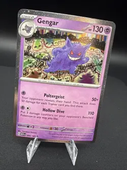 Pokemon TCG Gengar 094/165 Scarlet & Violet 151 Cosmos Holo Sam's Club Exclusive - Image 2
