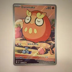 Pokemon Darumaka 097/086 Sv: Black Bolt Illustration Rare Holo 80 HP - Image 1