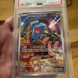 Pokemon Center Team Rocket's Wobbuffet #203 PSA 9 SV: Scarlet & Violet ETB Promo - Image 3
