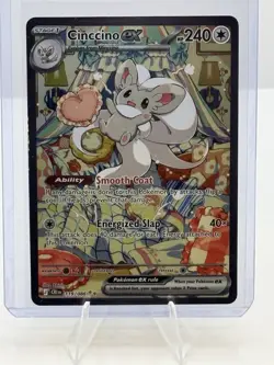 Pokemon TCG Chaos Rising Cinccino ex Special Illustration Rare 119/086 NM - Image 1