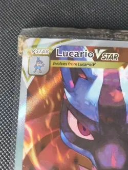 Pokemon TCG Lucario VSTAR SWSH291 Holo Promo Card Sealed - Image 2