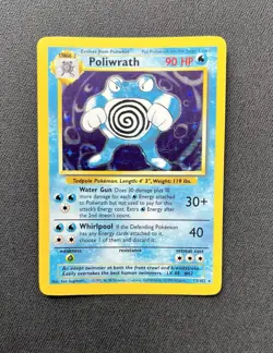 13/102 Poliwrath, 1999, Rare Vintage Holo. Pokemon - Image 1