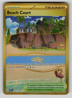 Beach Court 263/182 Paradox Rift Pokemon NM - Image 1