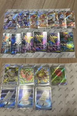 Pokemon Trading Card SR Lot 20 Cards Sleeve Stored Includes 7 SR Cards - Image 1