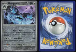 Metagross 115/162 Reverse Holo Temporal Forces Uncommon Nurikabe Near Mint - Image 1