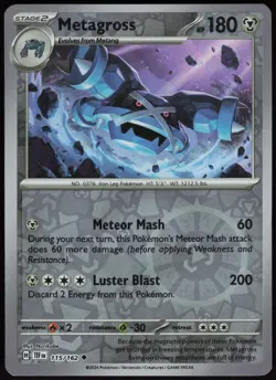 Metagross 115/162 Reverse Holo Temporal Forces Uncommon Nurikabe Near Mint - Image 2