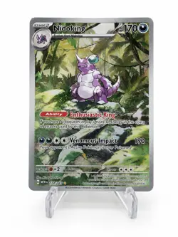 Pokemon: Nidoking Illustration Rare 174/165 Scarlet & Violet 151 NM - Image 1