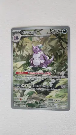 Pokemon: Nidoking Illustration Rare 174/165 Scarlet & Violet 151 NM - Image 2